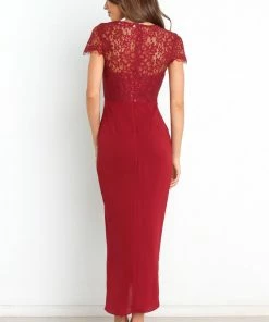 PUP44 Lucille Dress - Wine