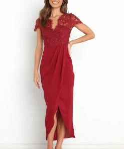 PUP44 Lucille Dress - Wine