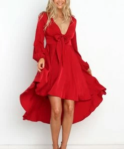 PUP14 Magnolia Dress - Wine Dresses