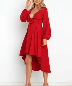 PUP14 Magnolia Dress - Wine Dresses