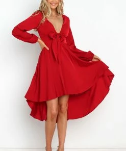 PUP14 Magnolia Dress - Wine Dresses