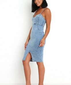 PUP4 Mallory Dress - Light Blue Wash Dresses