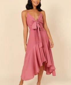 PUP4 Dresses Mariana High Low Dress - Rose