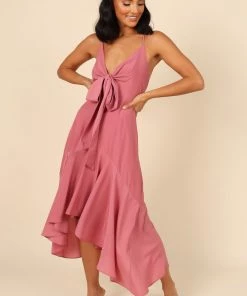 PUP4 Dresses Mariana High Low Dress - Rose