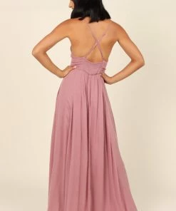 PUP64 Mateja Maxi Dress - Mauve Dresses