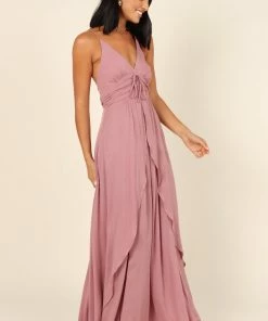 PUP64 Mateja Maxi Dress - Mauve Dresses