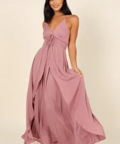 PUP64 Mateja Maxi Dress - Mauve Dresses