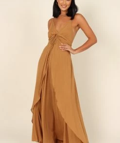 PUP64 Dresses Mateja Maxi Dress - Mustard