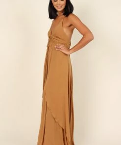 PUP64 Dresses Mateja Maxi Dress - Mustard