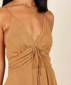 PUP64 Dresses Mateja Maxi Dress - Mustard