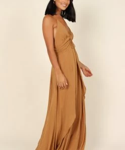 PUP64 Dresses Mateja Maxi Dress - Mustard
