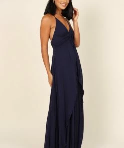 PUP64 Mateja Maxi Dress - Navy