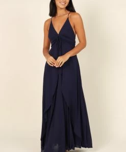 PUP64 Mateja Maxi Dress - Navy