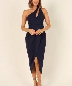 PUP44 Meilani Dress - Navy Dresses