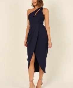 PUP44 Meilani Dress - Navy Dresses