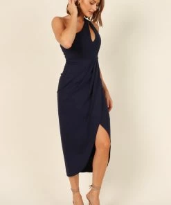 PUP44 Meilani Dress - Navy Dresses