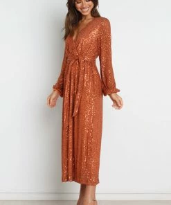 PUP14 Dresses Melanie Dress - Rust