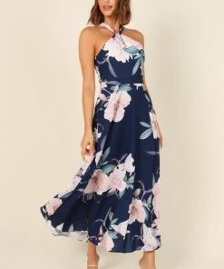 PUP44 Miara Dress - Navy Dresses