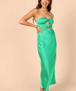 PUP26 Mich Slip Dress - Green