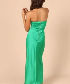 PUP26 Mich Slip Dress - Green