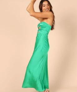 PUP26 Mich Slip Dress - Green