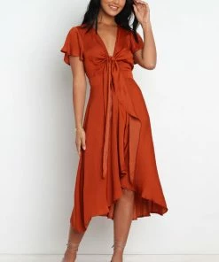 PUP53 Dresses Montrose Dress - Rust