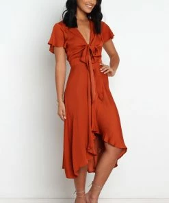 PUP53 Dresses Montrose Dress - Rust