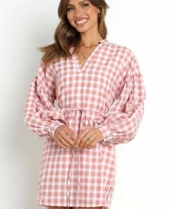 PUP4 Mylah Dress - Pink Gingham