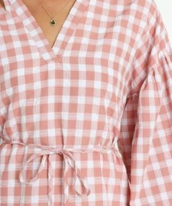 PUP4 Mylah Dress - Pink Gingham