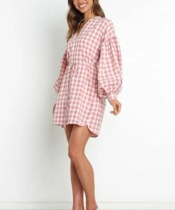 PUP4 Mylah Dress - Pink Gingham