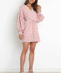 PUP4 Mylah Dress - Pink Gingham