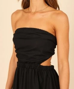 PUP4 Nandita Mini Cutout Dress - Black Dresses