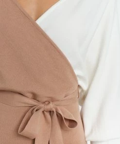 PUP8 Dresses Nate Dress - Beige/White