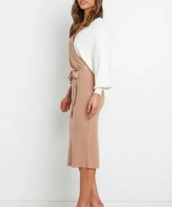 PUP8 Dresses Nate Dress - Beige/White