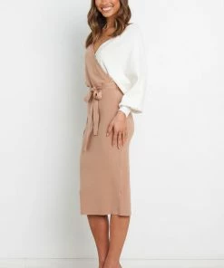 PUP8 Dresses Nate Dress - Beige/White