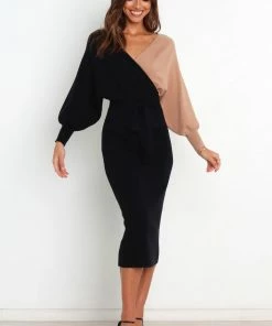 PUP8 Dresses Nate Dress - Black/Beige