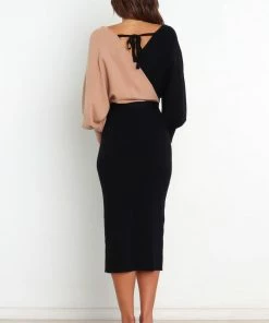 PUP8 Dresses Nate Dress - Black/Beige