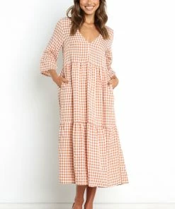 PUP8 Navya Dress - Tan Dresses