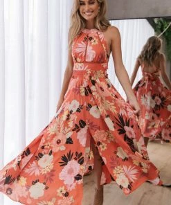 PUP50 Newell Dress - Rust Dresses