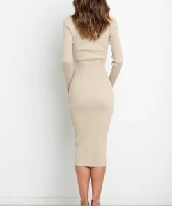 PUP4 Noemi Dress - Beige Dresses