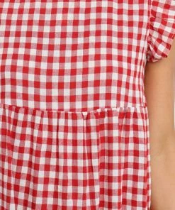 PUP53 Norville Dress - Red Dresses