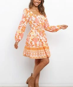 PUP51 Dresses Odie Dress - Orange