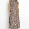 PUP14 Dresses Olivia Dress - Brown Floral