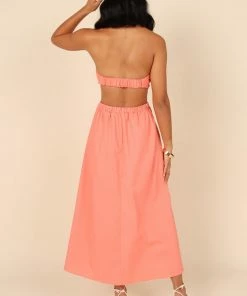 PUP4 Pamela Dress - Coral Dresses