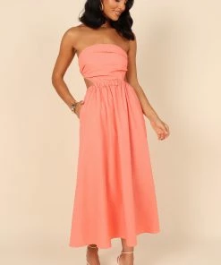 PUP4 Pamela Dress - Coral Dresses