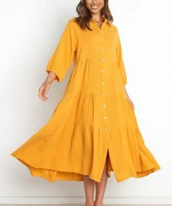 PUP50 Parade Dress - Mustard Dresses