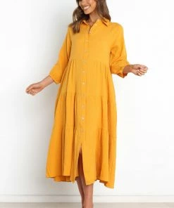 PUP50 Parade Dress - Mustard Dresses