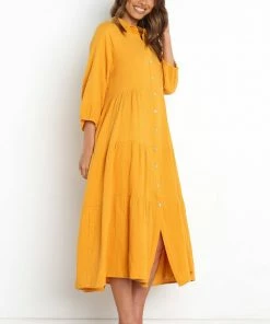 PUP50 Parade Dress - Mustard Dresses