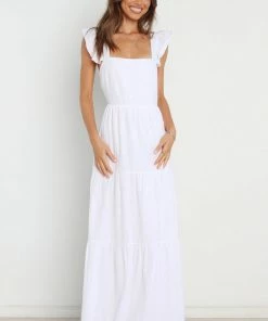 PUP42 Peaches Dress - White