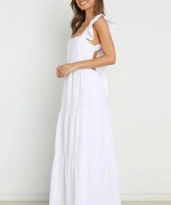 PUP42 Peaches Dress - White